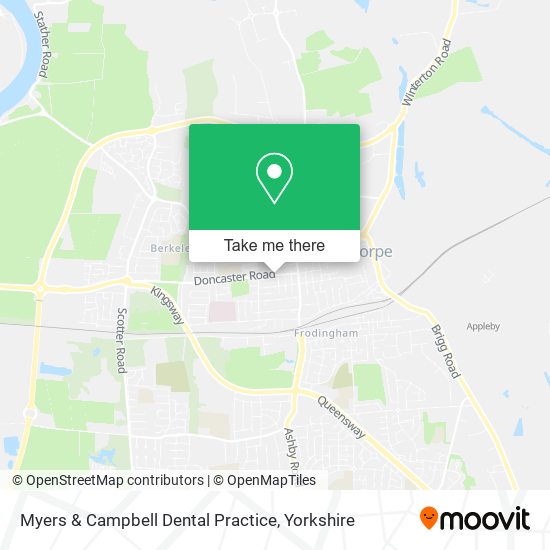 Myers & Campbell Dental Practice map