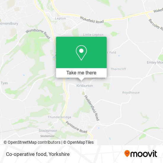 Co-operative food map