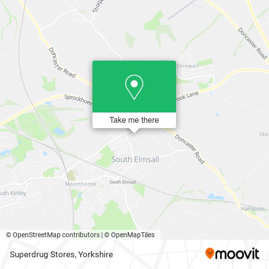 Superdrug Stores map