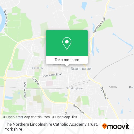 The Northern Lincolnshire Catholic Academy Trust map