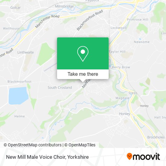 New Mill Male Voice Choir map