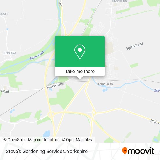 Steve's Gardening Services map