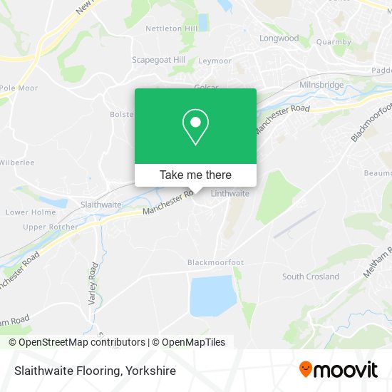 Slaithwaite Flooring map