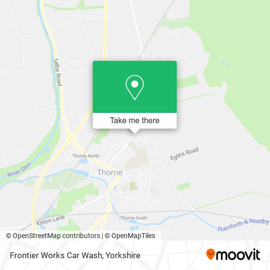 Frontier Works Car Wash map