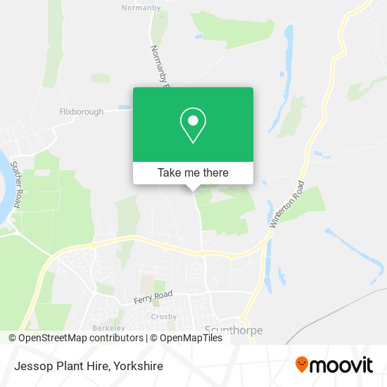 Jessop Plant Hire map