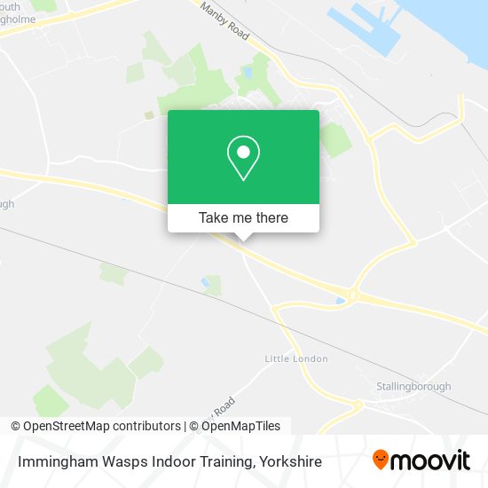 Immingham Wasps Indoor Training map