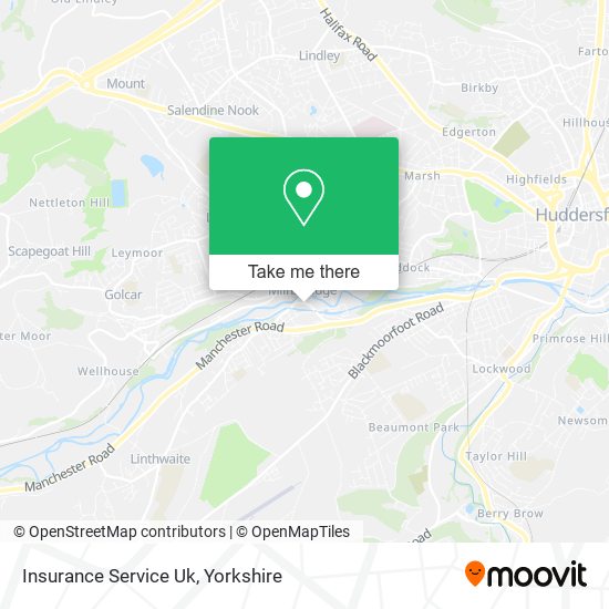 Insurance Service Uk map