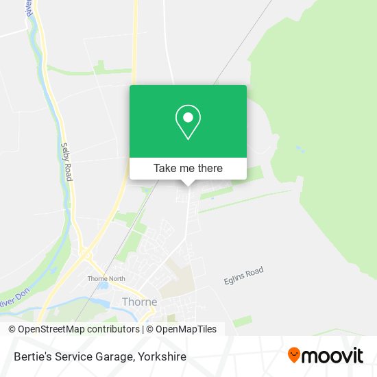 How To Get To Bertie's Service Garage In Thorne By Bus Or Train?