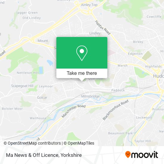 Ma News & Off Licence map