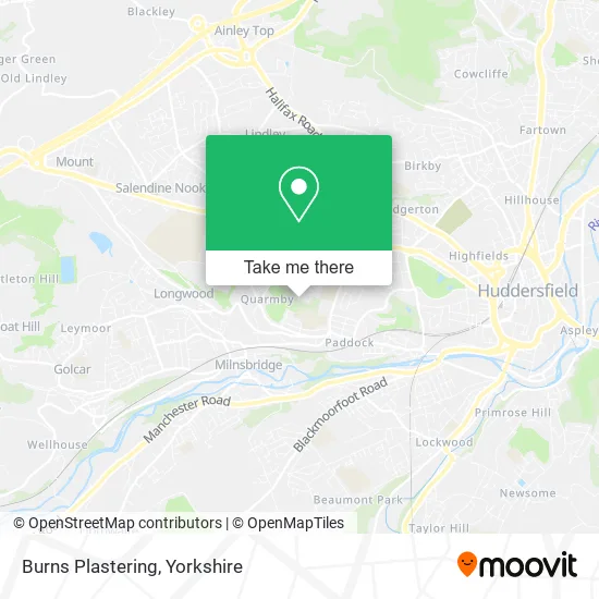 Burns Plastering map