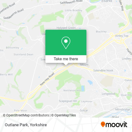 Outlane Park map