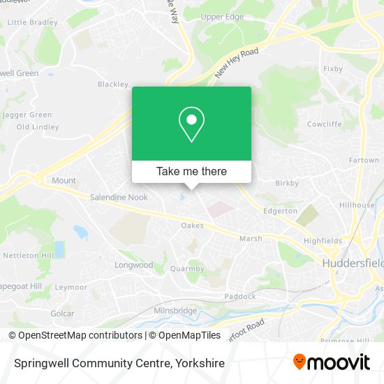 Springwell Community Centre map
