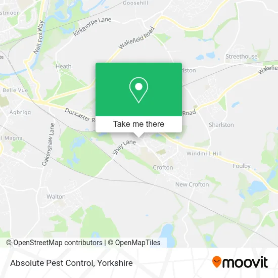 Absolute Pest Control map