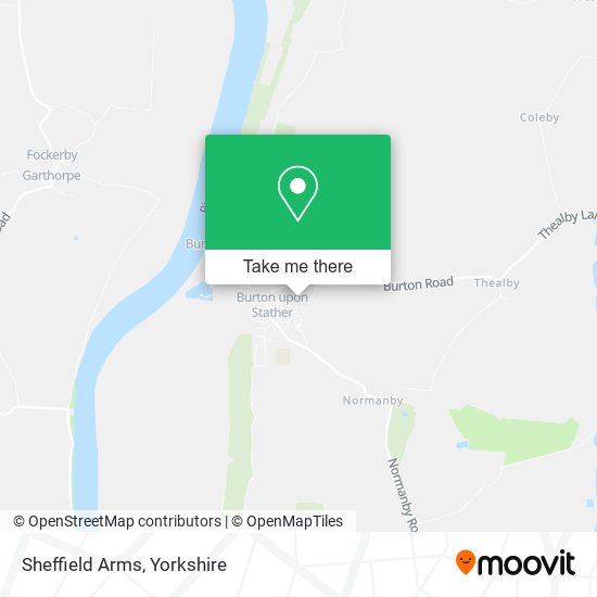 Sheffield Arms map