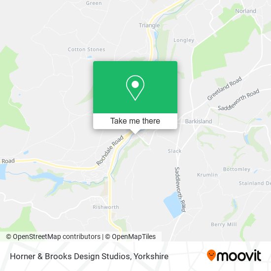 Horner & Brooks Design Studios map