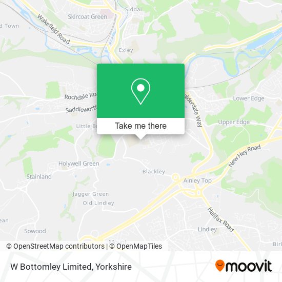 W Bottomley Limited map