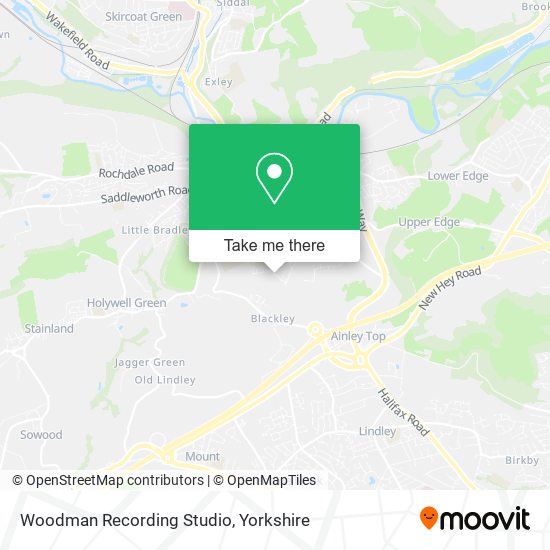 Woodman Recording Studio map
