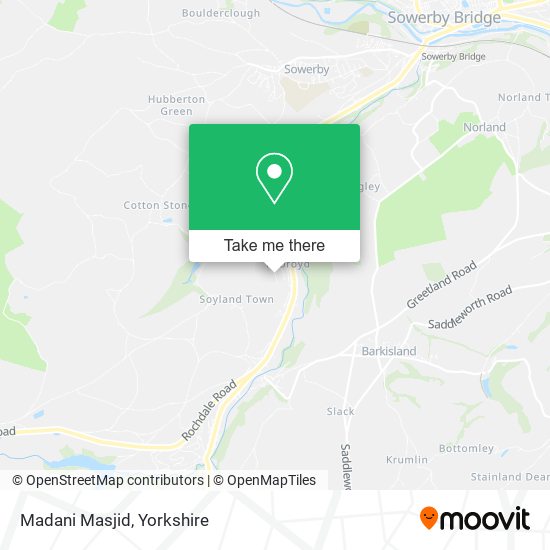 Madani Masjid map