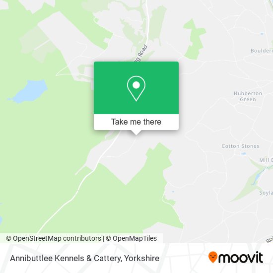 Annibuttlee Kennels & Cattery map