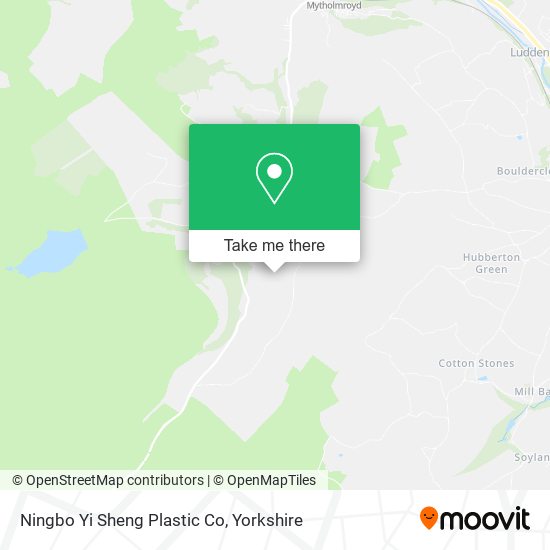 Ningbo Yi Sheng Plastic Co map
