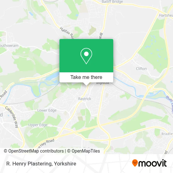 R. Henry Plastering map