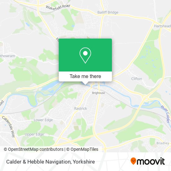 Calder & Hebble Navigation map