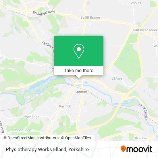 Physiotherapy Works Elland map
