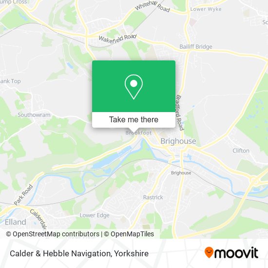 Calder & Hebble Navigation map