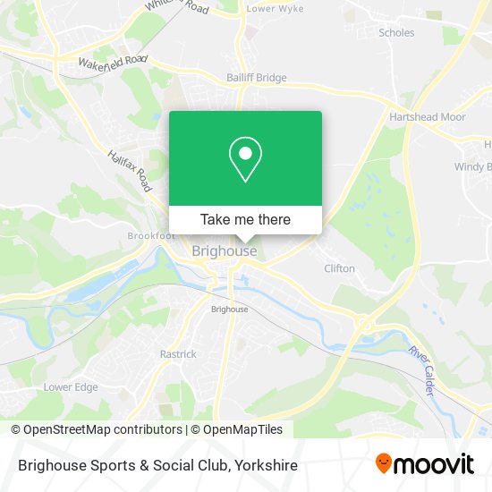 Brighouse Sports & Social Club map