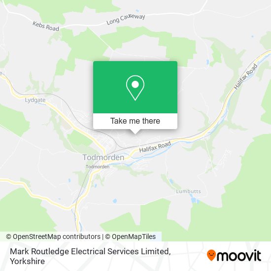 Mark Routledge Electrical Services Limited map