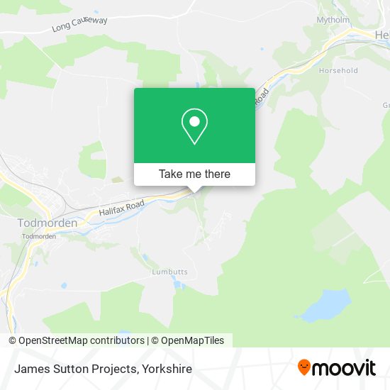 James Sutton Projects map