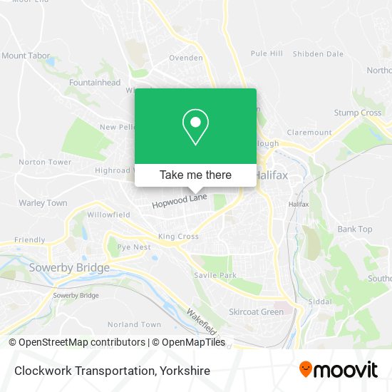 Clockwork Transportation map