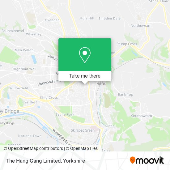 The Hang Gang Limited map