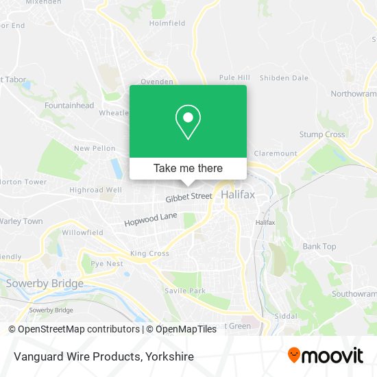 Vanguard Wire Products map