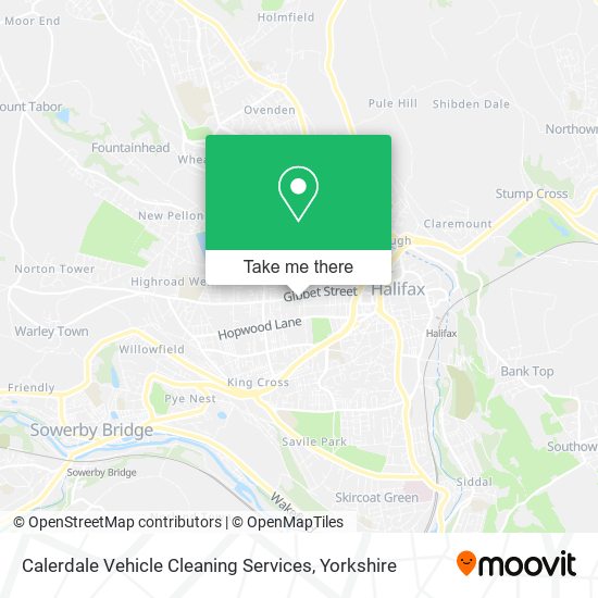 Calerdale Vehicle Cleaning Services map