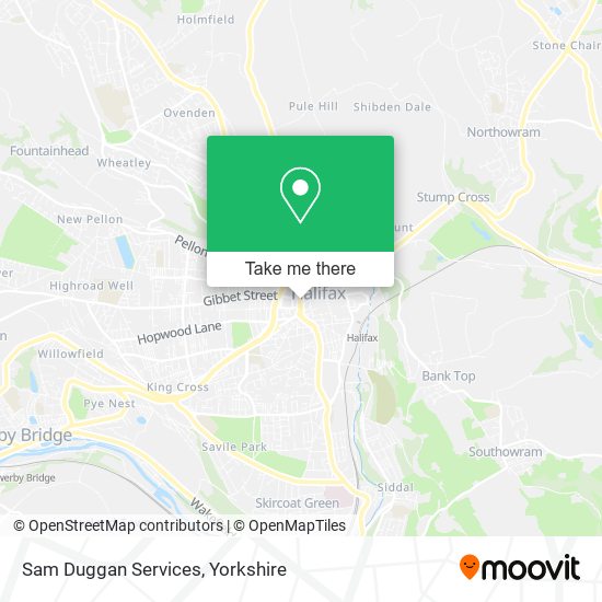 Sam Duggan Services map