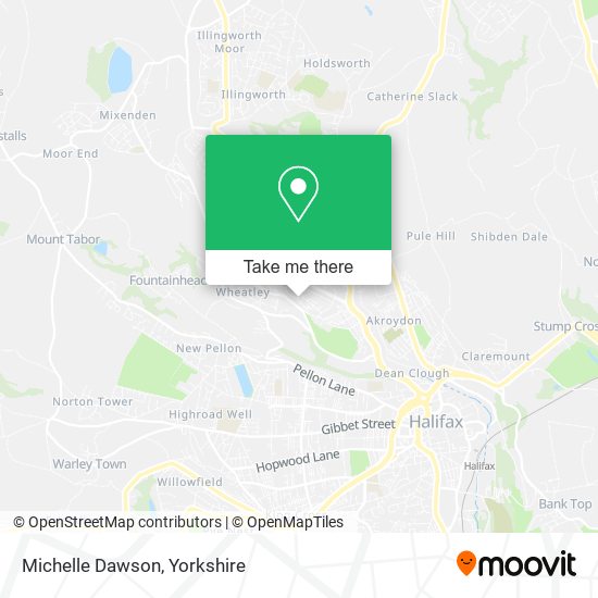 Michelle Dawson map