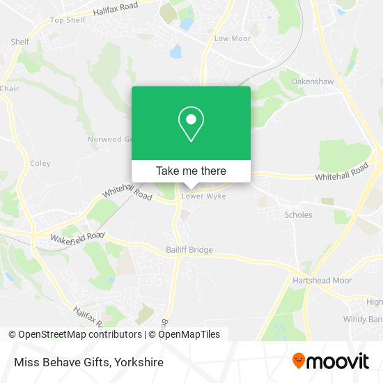 Miss Behave Gifts map