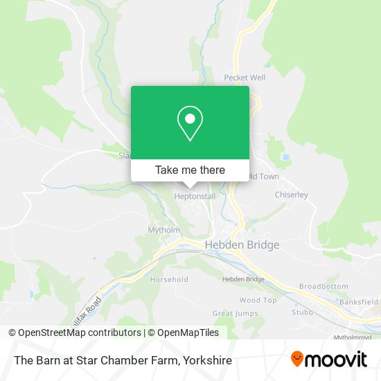 The Barn at Star Chamber Farm map