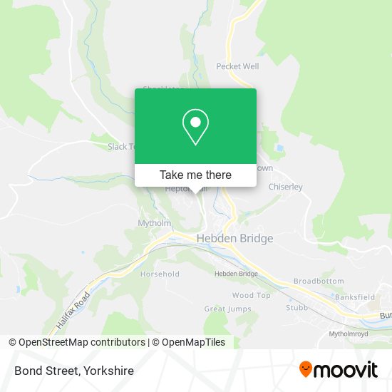 Bond Street map