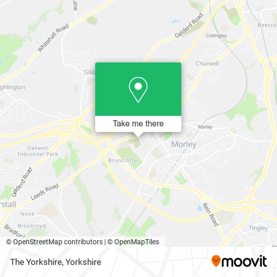 The Yorkshire map