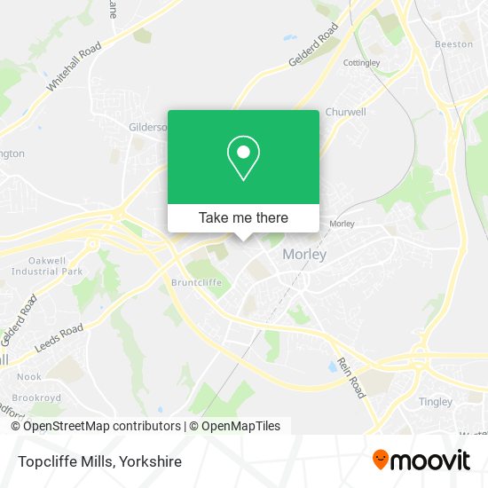 Topcliffe Mills map
