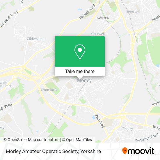 Morley Amateur Operatic Society map