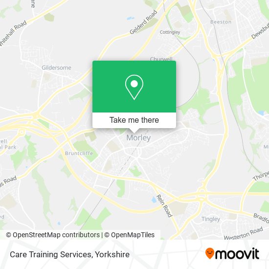 Care Training Services map