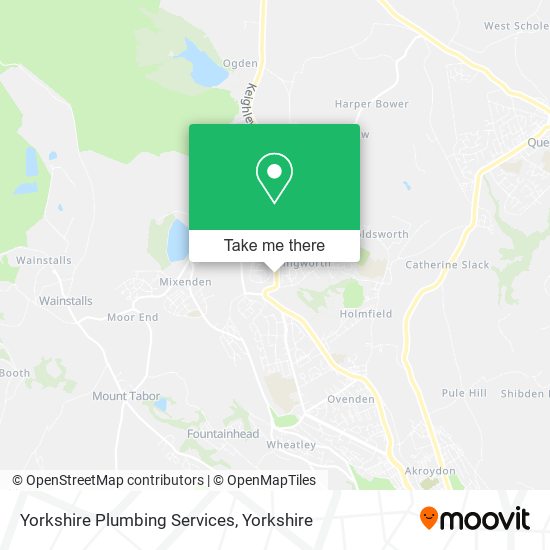 Yorkshire Plumbing Services map