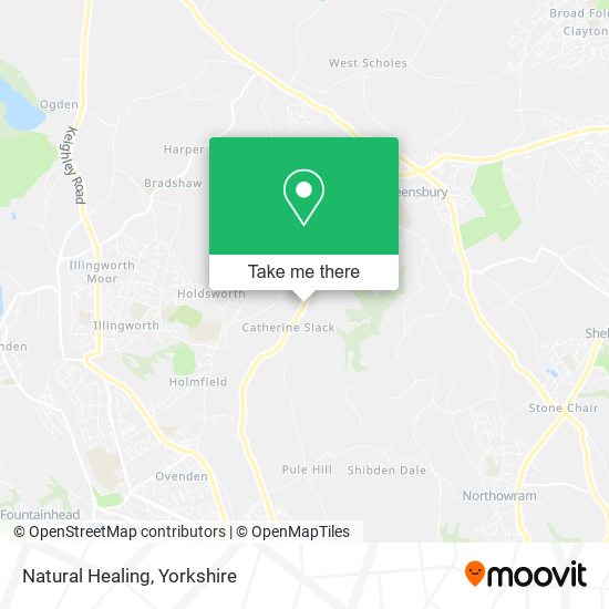 Natural Healing map