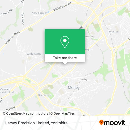 Harvey Precision Limited map