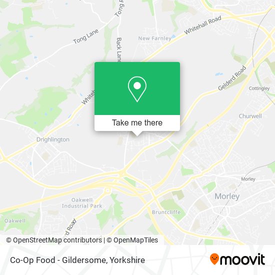 Co-Op Food - Gildersome map