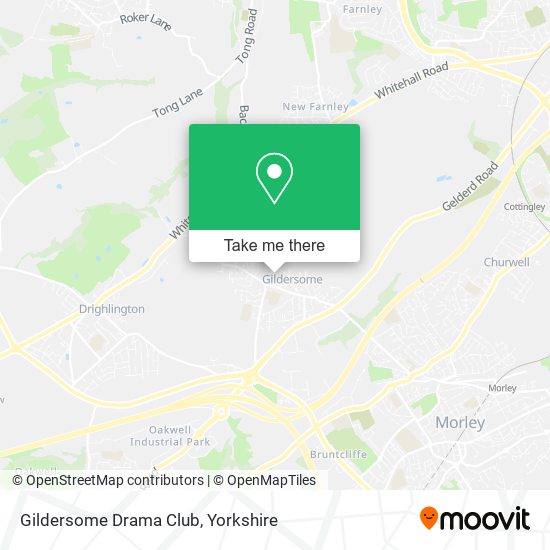 Gildersome Drama Club map