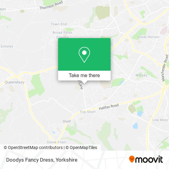 Doodys Fancy Dress map